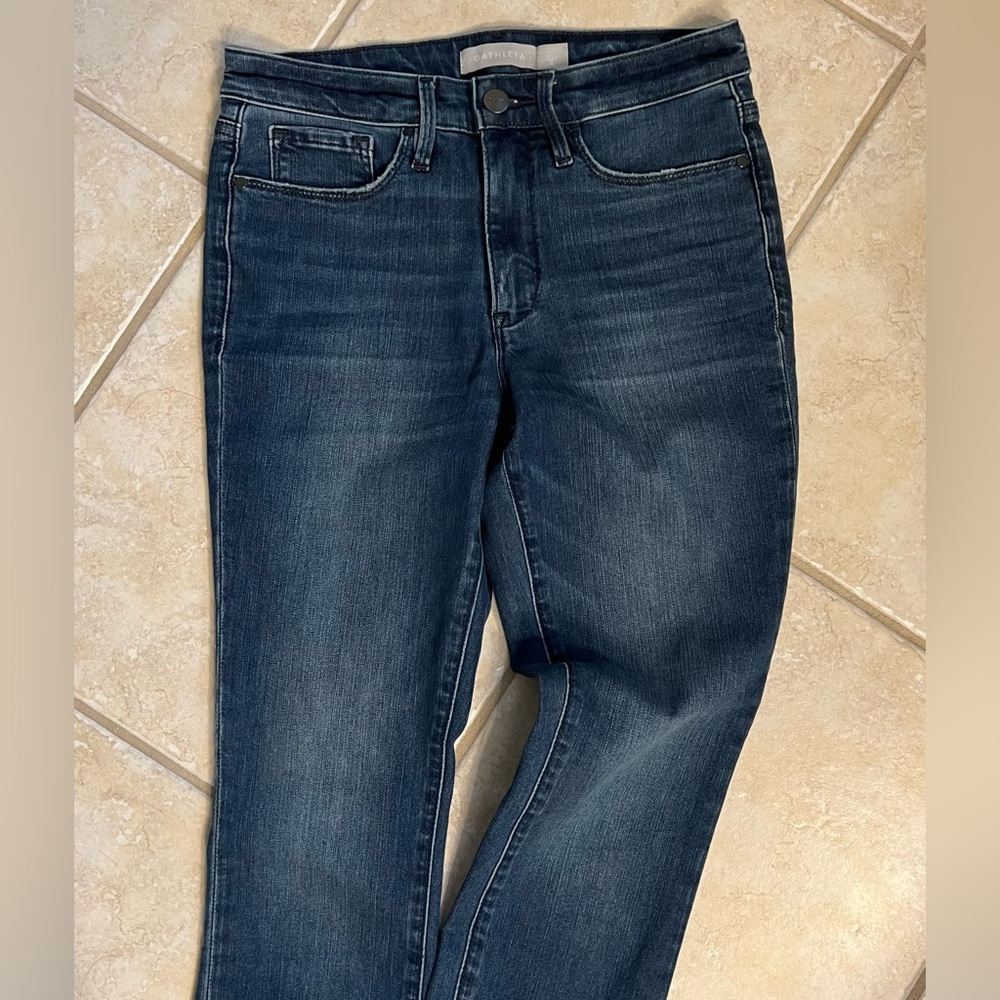 💕Athleta Dark Blue Sculptek Skinny Jeans - Picture 2 of 9